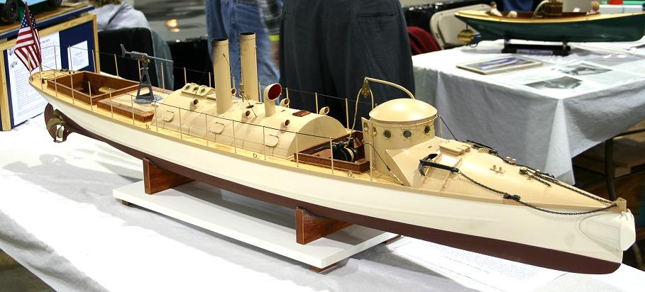Steve Siegel’s superb USN torpedo boat was an experiment from 1896.