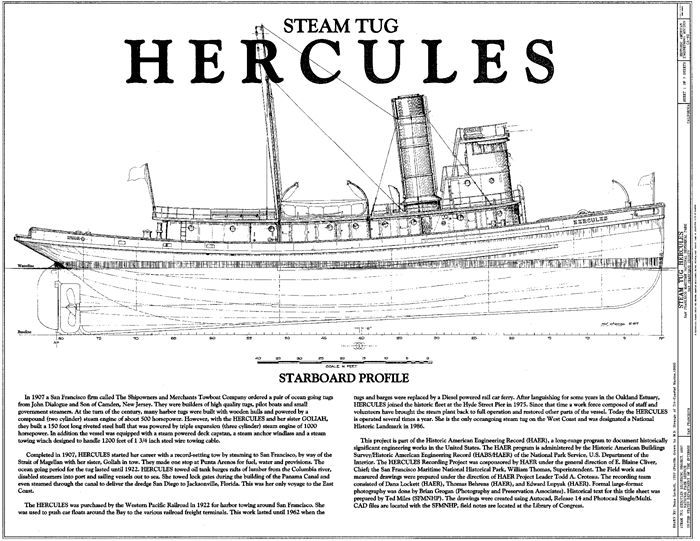 Ships’ Plans from the Historic American Engineering Record